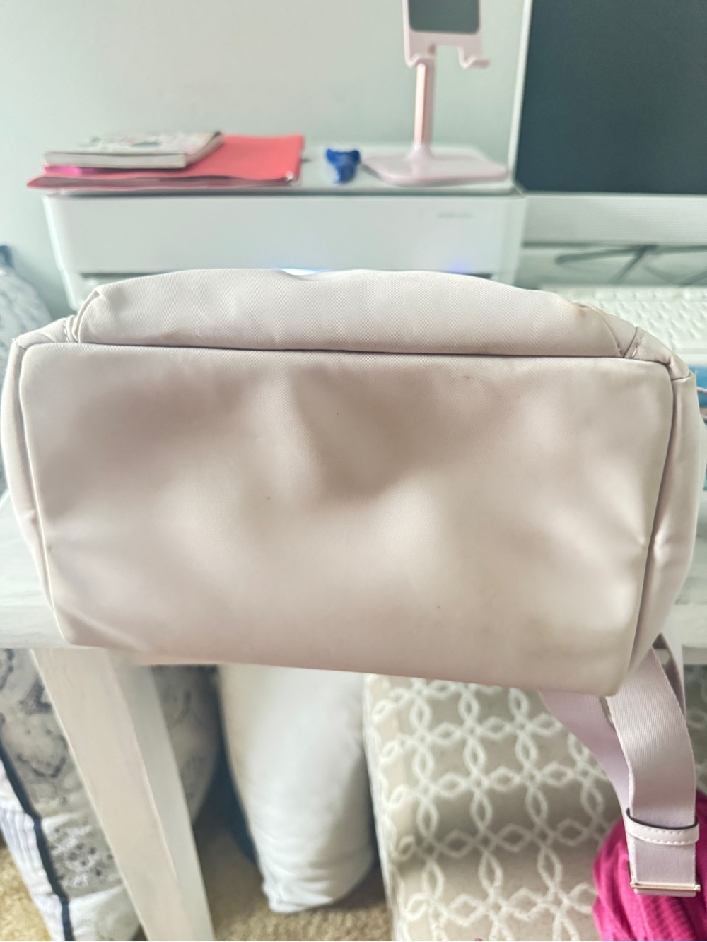 kate spade Blush Leather Mini Backpack with Gold Hardware - Picture 7 of 7